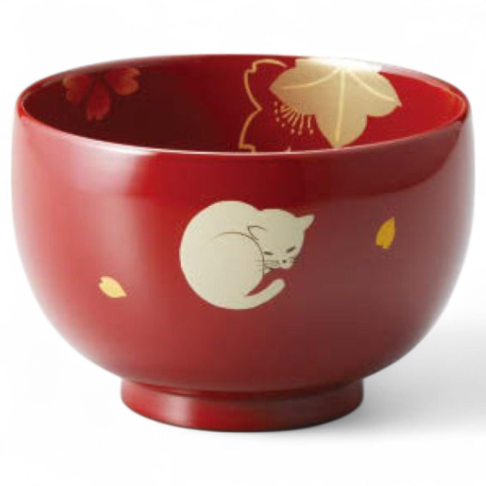 

Лаковая посуда Сделано в Японии J-kitchens Миска, Расписанная вручную, PID-527667,