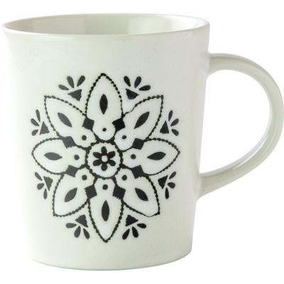 Minoru Pottery Mino Aardewerk Marokkaanse Mok Wit 8 x H8,5cm