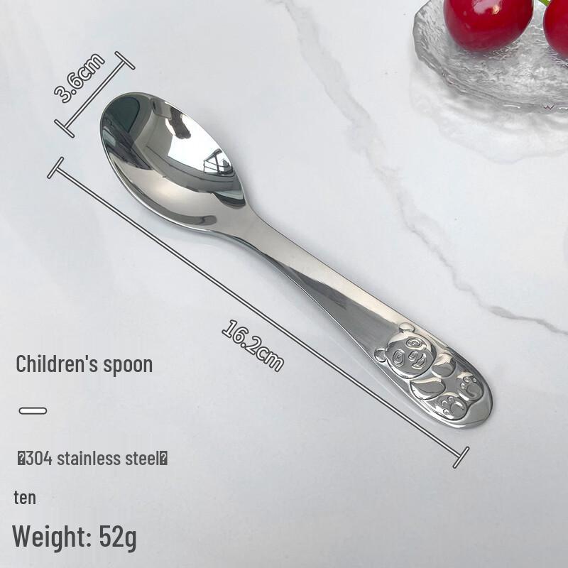 Abay Children s Panda Stainless Steel Stirring Spoon