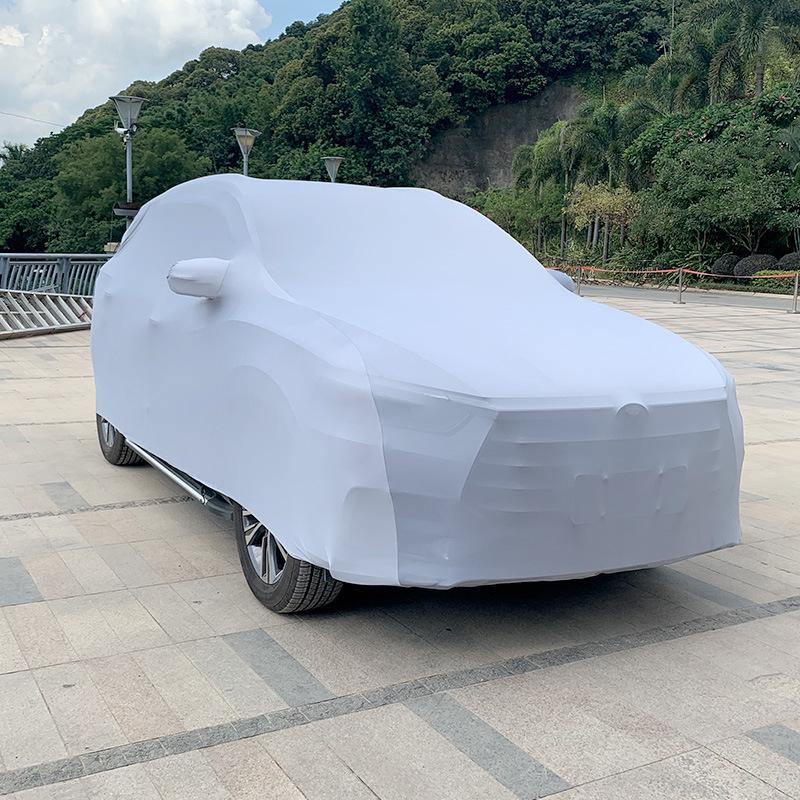 Velvet Tight-Fitting Car Cover for Unveiling, Advertising, and Dust Protection