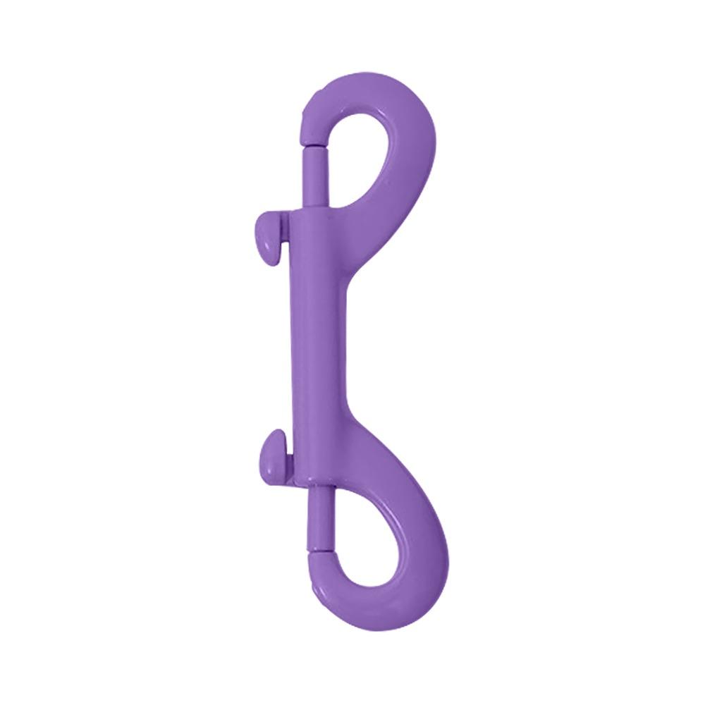 

Multi-Purpose 88mm Snap Hook Automatic Closing Lightweight Double Ended Hook Durable Zinc Alloy Pet Leashes Hook фиолетовый