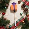 Warm Light Christmas Glowing Stick Handheld Santa Claus Flash Wand Handheld Luminous Toy  Outdoor