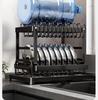 Double-Layer Multifunctional Metal Kitchen Dish and Cutlery Drain Rack