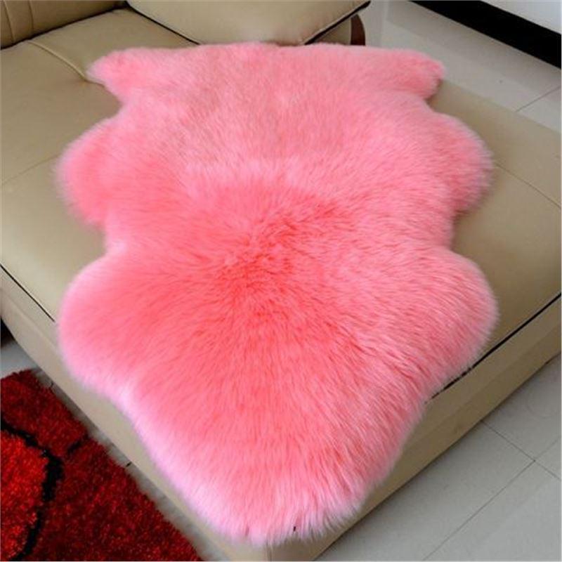 Australian Sheepskin Sofa & Bedside Mat - Wool Seat Cushion and Bay Window Rug.