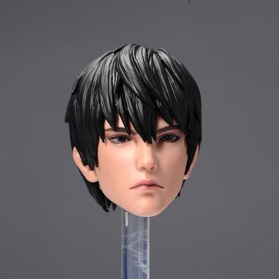 16 Galvos Skulptūra Vyriška Qi Ling Zhang Tou Chouki Ekspertinė Versija 12 Colių Vyriška Veiksmo Figūrėlė su Kūnu