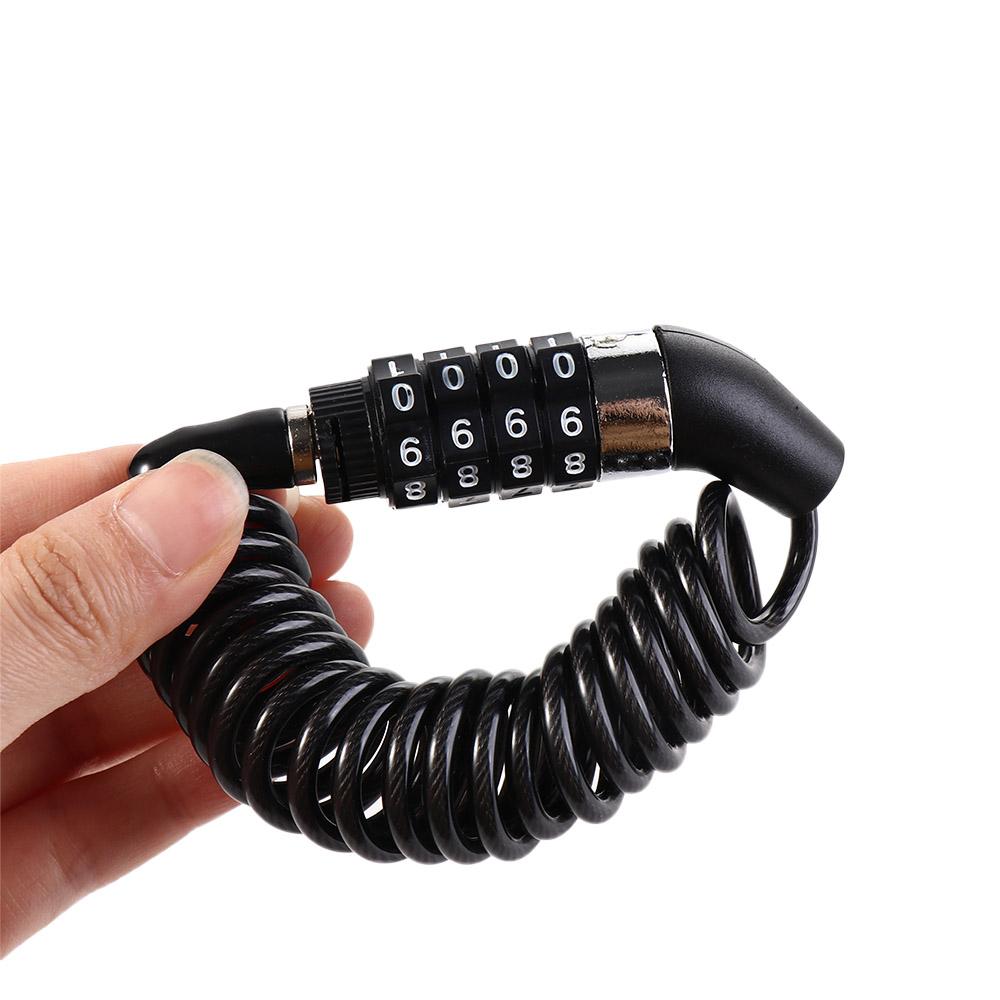 4 Digit Password Bicycle Chain Lock Bike Lock Security Lock Bicycle Lock Steel Cable Lock