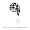 Festive Christmas Santa Hat with Pompoms for Holiday Parties Giving Kindness New Year Party Cosplay Accessories