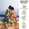 Christmas Winnie Pooh Party Blanket Soft Throw Blanket For Home Bedroom Bed Sofa Travel Office Solid Christmas Blanket