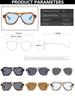 Retro Double Beam Large Frame Sunglasses For Women New Retro Fashion Brand Square Sun Glasses Eyeglasses Men