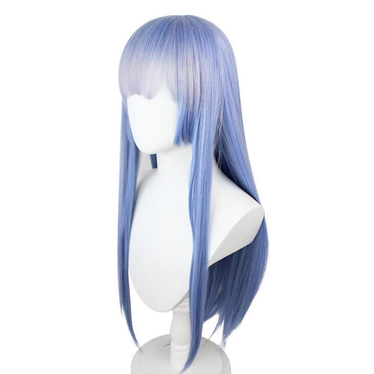 Anime 80cm Ram or Rem Cosplay Wigs Re:life in a Different World from Zero Pink Blue Long Straight Synthetic Hair Wigs for Adult