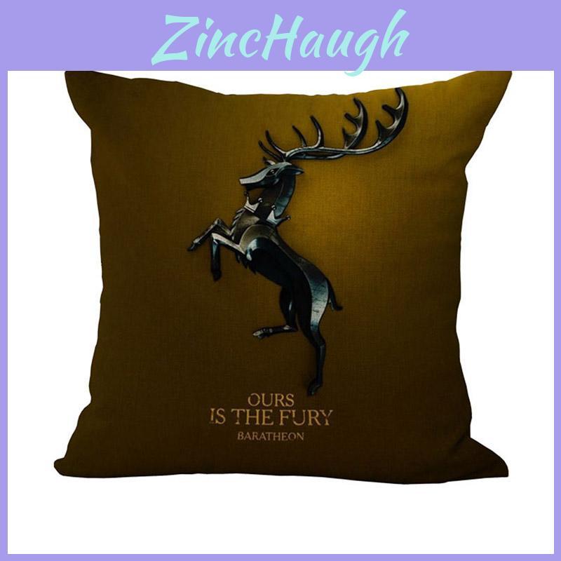 Luxurious Game Of Thrones Fire And Blood Throw Pillow Case For Elegant Home Decor