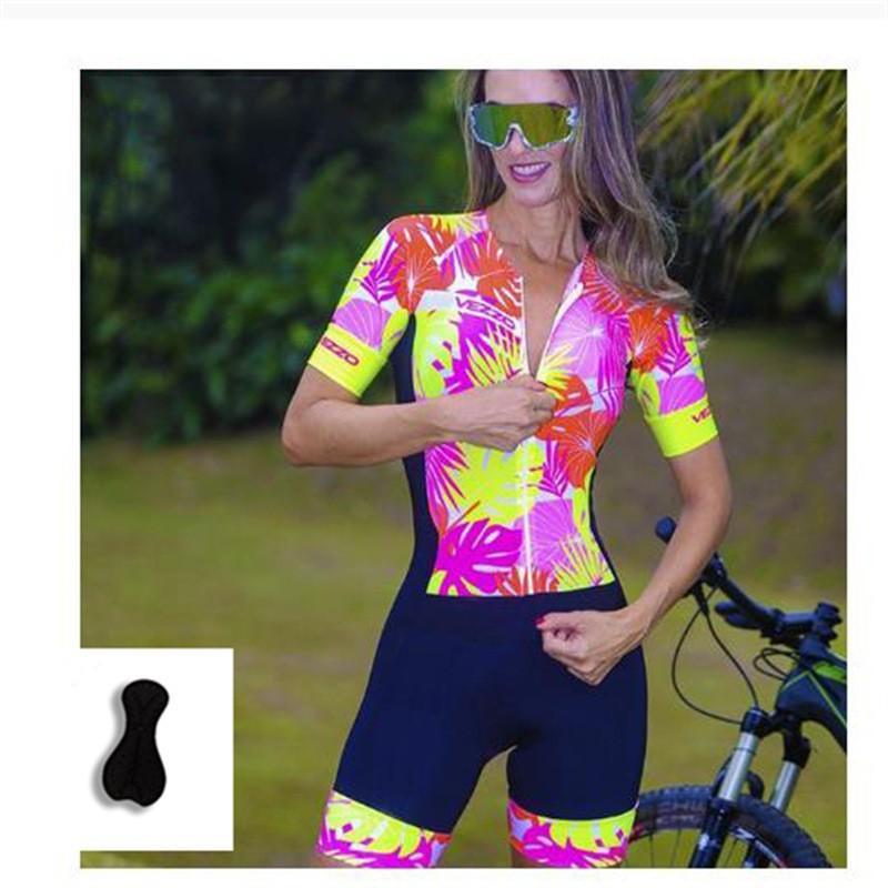 Triathlon Women s One-piece Suit Bicycle Riding Mountain Quick-drying Road XL