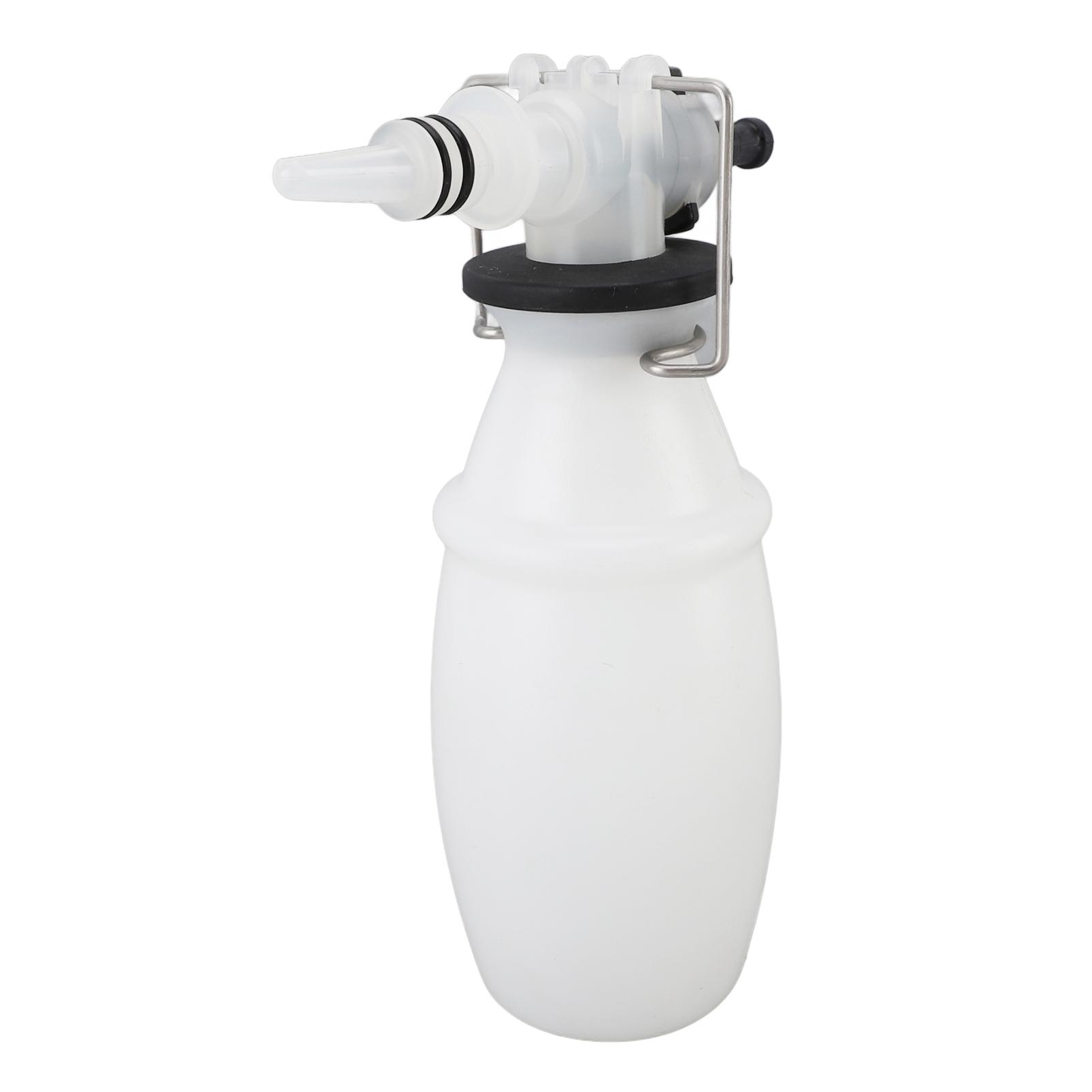 Milk Sampling Bottle 500ml PP Milk Sampling Valve Bottle Dairy Farm Sampler for Quality Monito Research