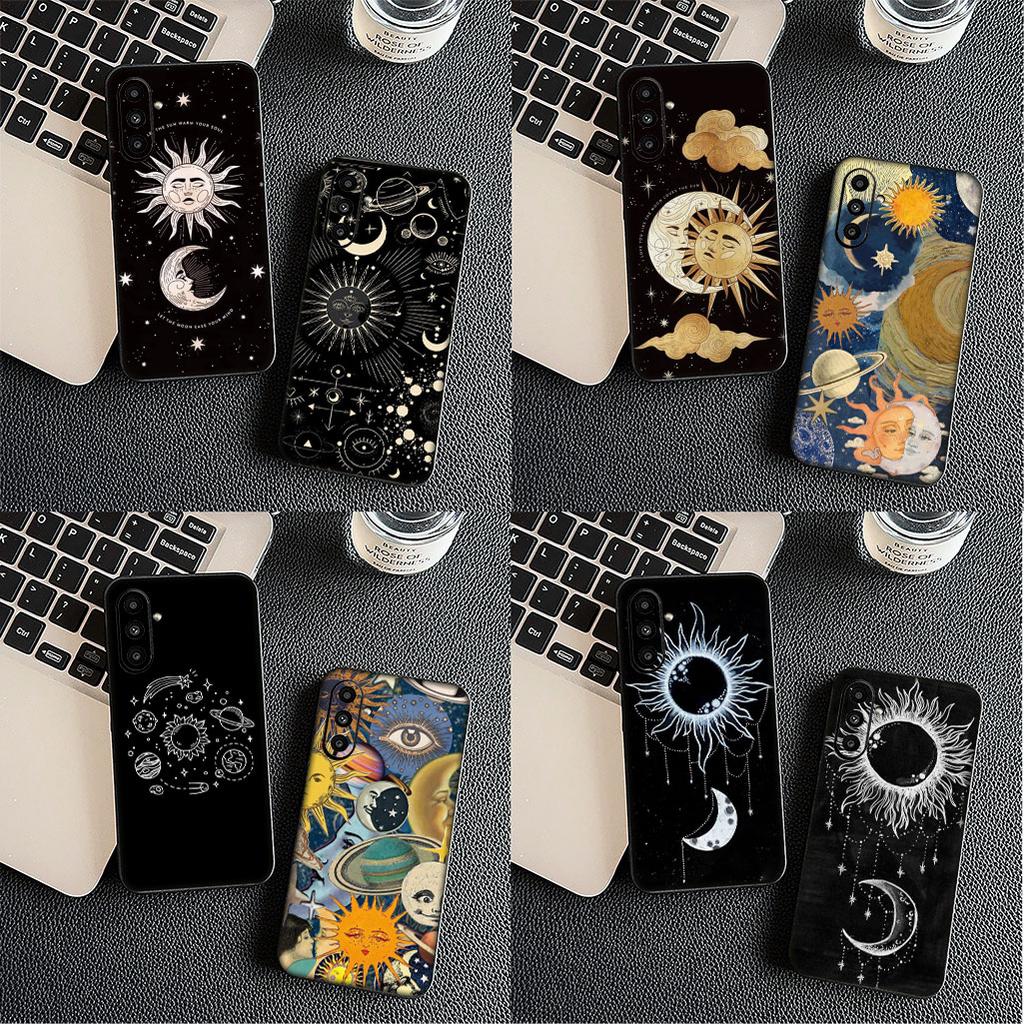 Protective Cover Sun Moon Funny Face Stars for Huawei P30 P20 Mate 20 10 Pro Lite Y7A Y8S Y7 Y9 Prime 2019 Phone Case