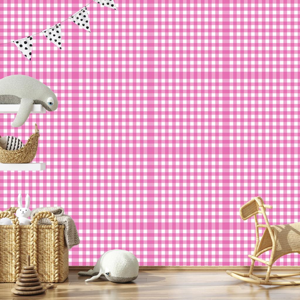 Wallpaper Fabric pattern powder pink, background powder pink 50x1000