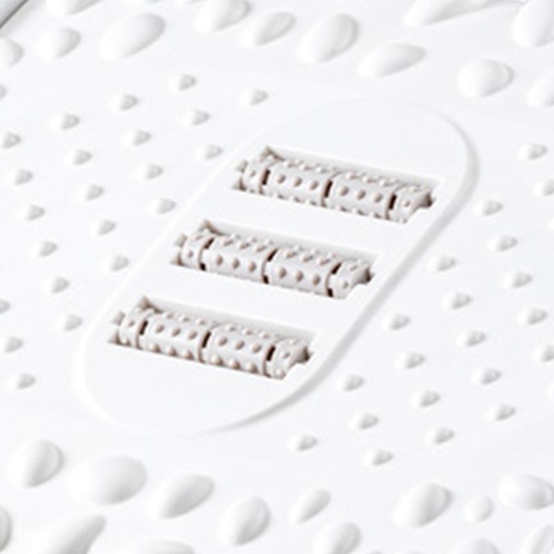 

Подставка для ног, массажный роликовый стул, простая стильная компактная подставка для ног из пластика белый