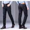 Winter Men's Warm Fleece Jeans Men Business Thicken Denim Trousers Stretch Slim Fit Pants Plus Size 28-40