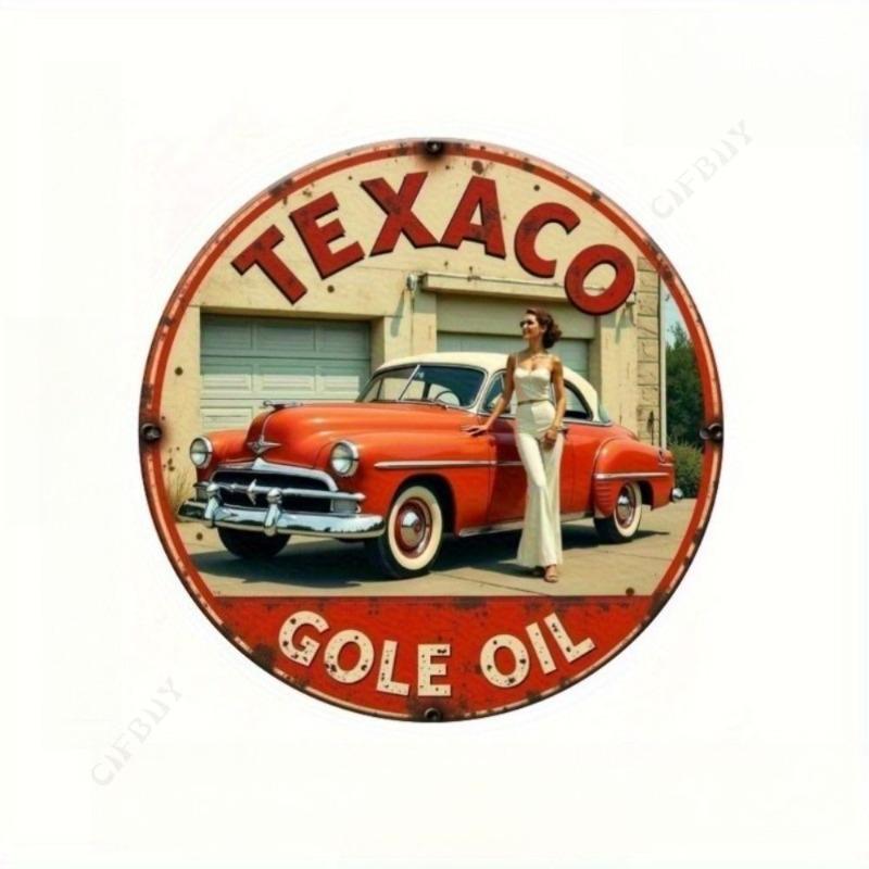 Hexenbesen Halloween Schild, Runde Aluminium Wandplakette 20x20cm