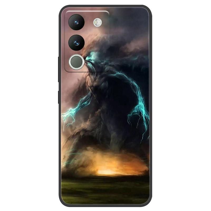 For VIVO V29E Case V2317 Camer Protective Shell For VIVO Y200 5G Phone Case Soft Silicone TPU Back Cover V2307 Shockproof Fundas