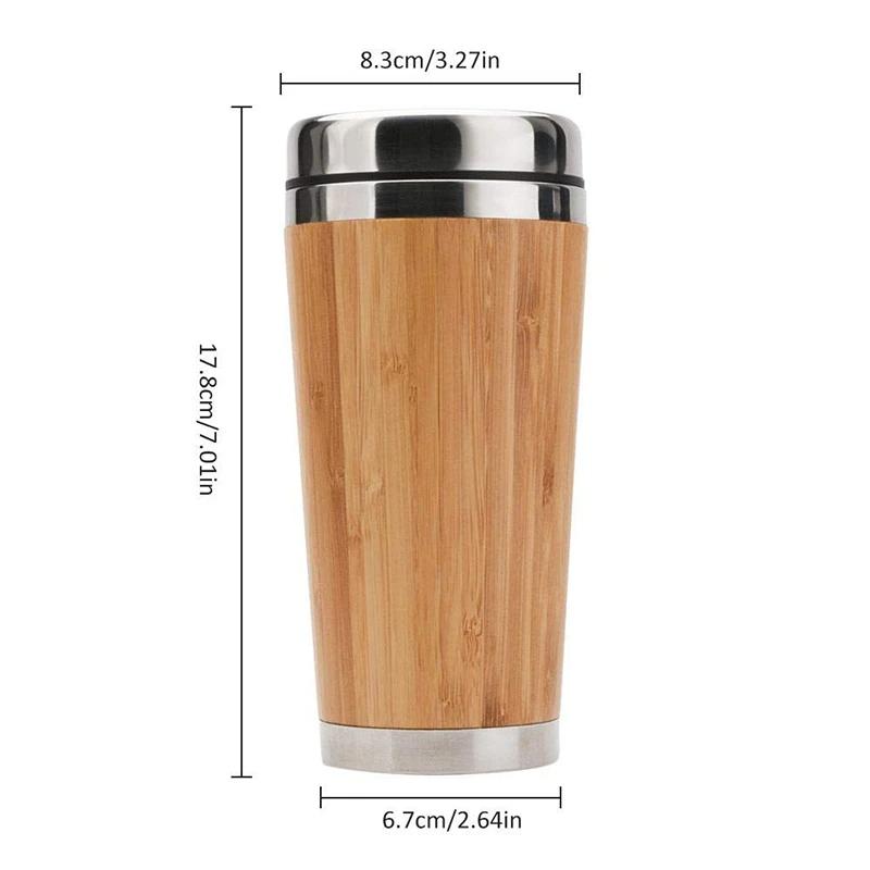 Personalized Bamboo Thermos Insulated Mup Creative Bamboo Insulated Water Bottle Heated Travel Cup Office Cup