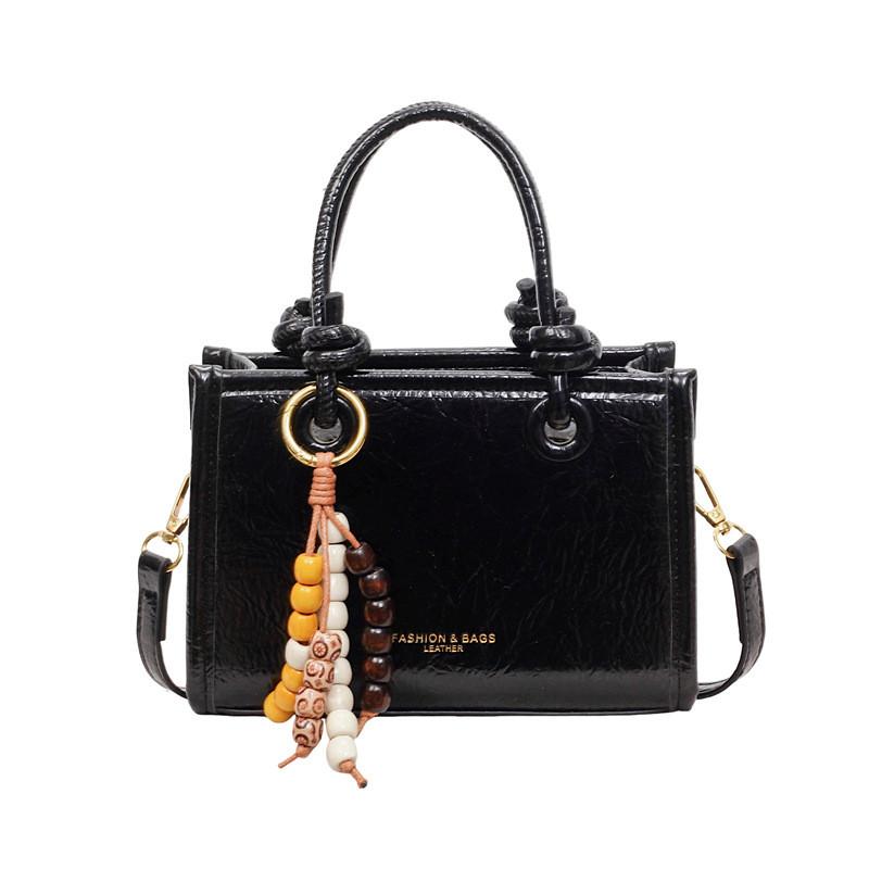 Urban Style Pu Small Crossbody Bag With Stitching Details For Casual Outings
