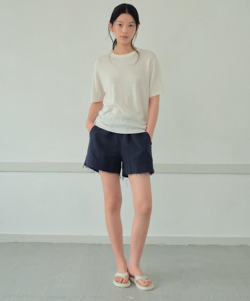 Wednesday Oasis For Woman Rowan Linen Round Half Knit_Ivory(Wc26Kn04)