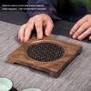 Household Innovative Walnut Square Teapot Mat Heat Insulation Coaster Tea Accessories