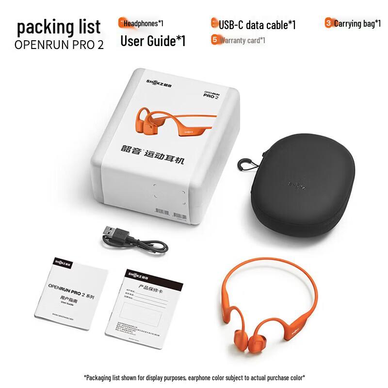 SHOKZ OpenRun Pro2 S820 Bone Conduction Sports Headphones