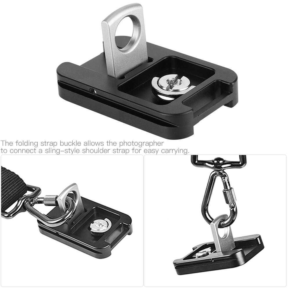 QR 60 Quick Release Plate 1 4  Screw Mount with Strap Buckle for ArcA Swiss Ball Head Tripod