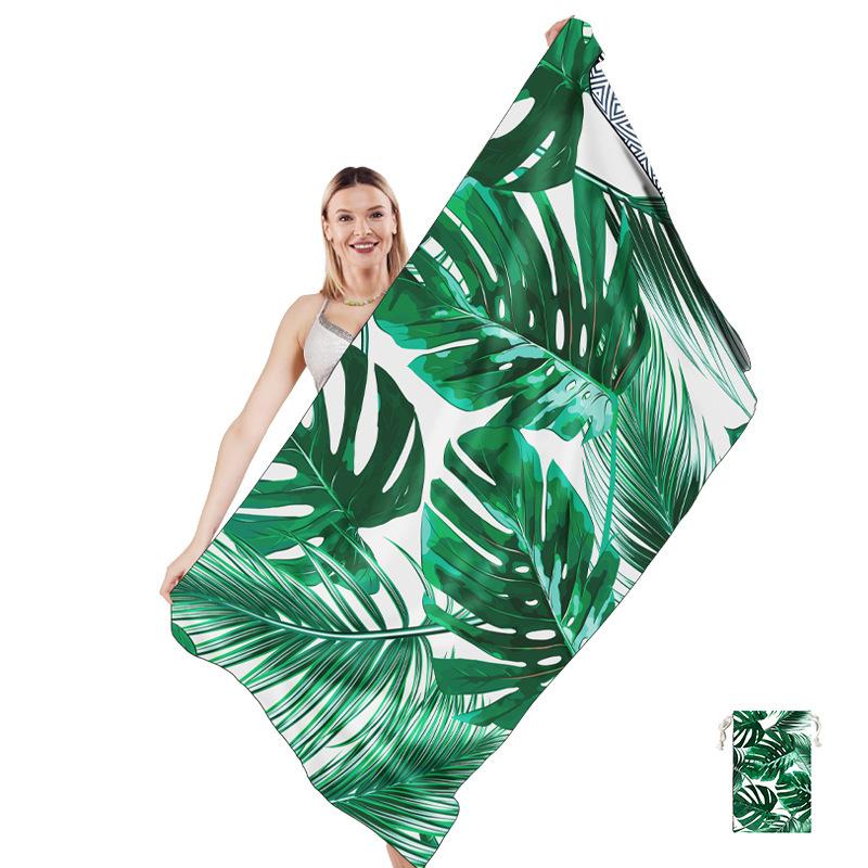 Mikrofaser Strandtuch-Sandfreie Handtücher sind Schnelltrocknend Leicht Super Saugfähig-Perfekte Pool Reise Kreuzfahrt Camping Essentials