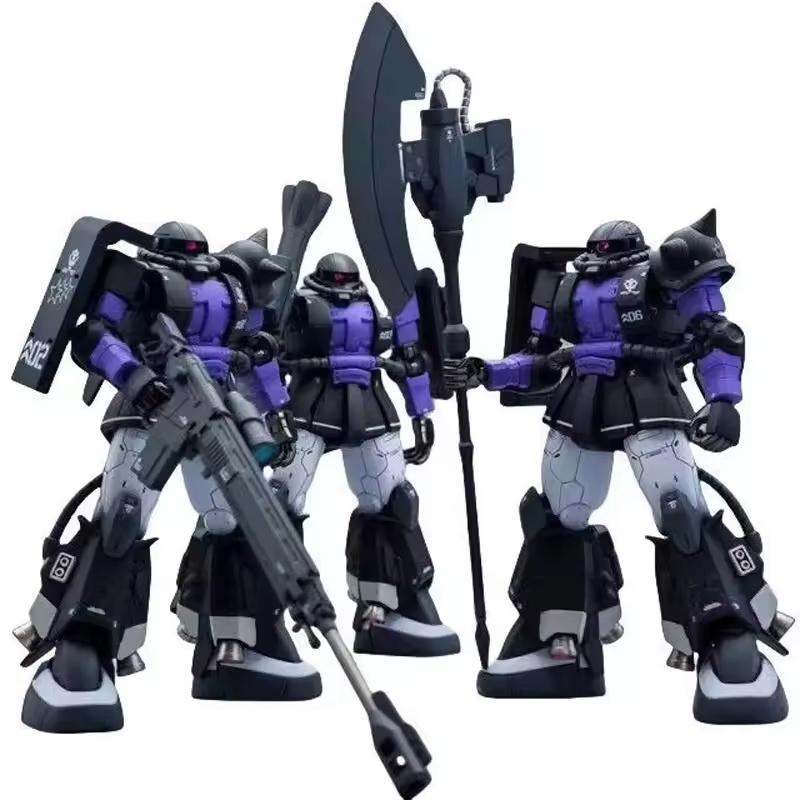 Black Sanrensei Zaku Hg Gto Mark Rabbit Mk-Ii Assemble Model Figures Mecha Toys Desktop Decorate Children Gifs Collectible 1/144 Kid Friendly