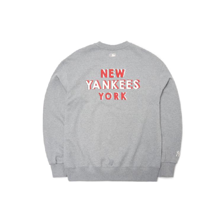 New MLB Sweatshirts Unisex Gray 3AMTB0914-50MGS