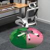 Wizard Princess Chair mat Round Rug-Office carpet, Machine Washable, Non-slip, Suitable for Living Rooms, Bedrooms
