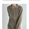 Y2K Japanese Style Half-Zip Knitted Sweater for Teens