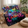 Underwater Yorkie Adventure Theme Blanket Lightweight Warm Flannel Blanket Decorative Throw Blanket for Home Decoration
