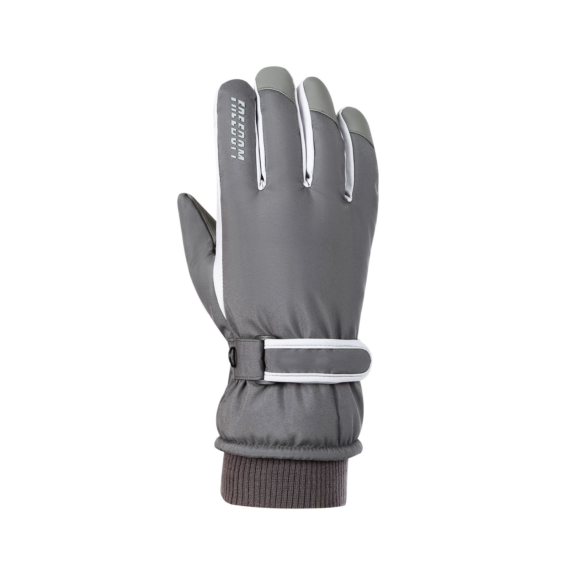 

Мужские зимние теплые лыжные перчатки, уличные толстые перчатки для сноуборда, ветрозащитные водонепроницаемые спортивные перчатки для верховой езды, лыжные перчатки с сенсорным экраном для мужчин One size