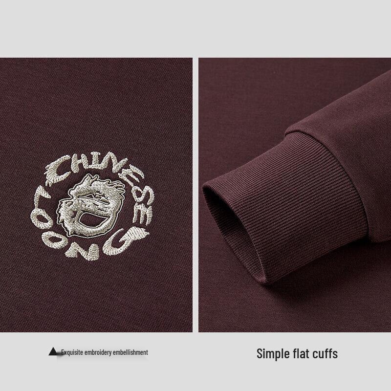 HLA Men's Chinese Dragon Pullover Sweatshirt