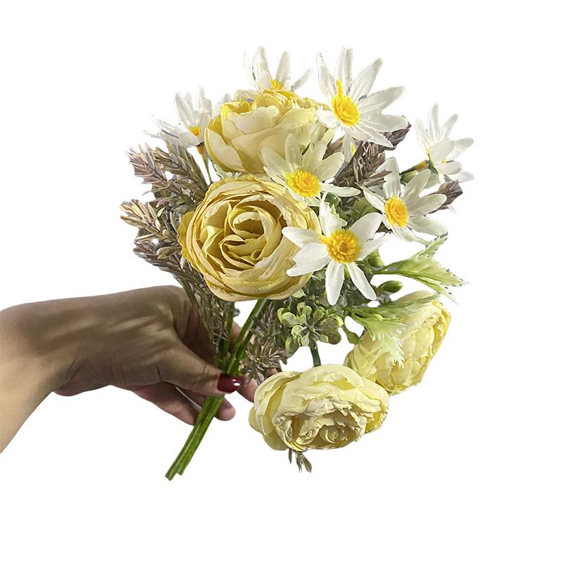 

Винтажная обожженная кромка увядшей травы розы ручной цветок реквизит для съемки обеденный стол цветочное украшение искусственные цветы