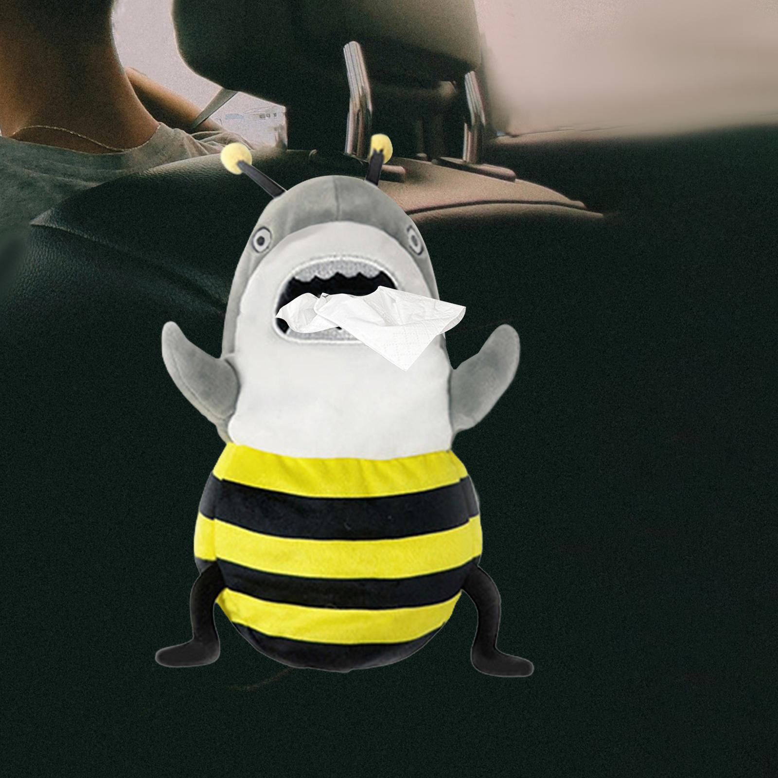 

Adorable Animal Car Tsue Holder for seat Organization жовтий