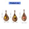 Space Saving Hanging Fruit Basket Craft of Sturdy Jutes Rope With Breathable Mesh Designs for Kitchen or Balcony