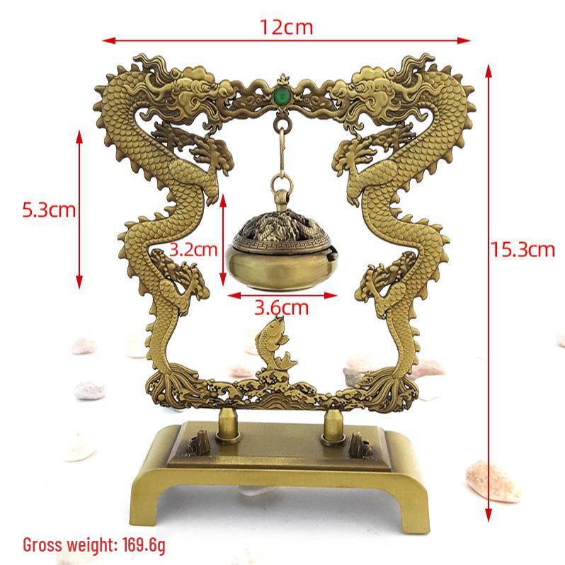 Creative Crane Lotus Hanging Incense Burner - Zen Tea Ceremony Home Decor.