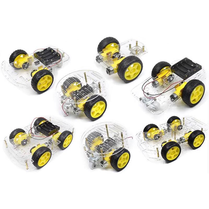 Diy Avoidance Tracking Motor Smart Robot Car Chassis Kit With Speed Encoder Battery Box 2Wd 4Wd Module For Uno R3