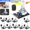 1-10PCS HW-040 360 Degrees Rotary Encoder Module with Knob Cap 5V Brick Sensor Switch Development Board Module for Arduino
