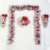 1.2/1.5m Christmas Rattan For Front Door Flocked Vine Wall Hanging Garland Wreath Door Curtain Staircase Fireplace Decor Props