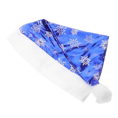 4pcs Snowflake Santa Hat Christmas Headdress Glitter Party Decoration For Adults Size Festive Holiday Fun