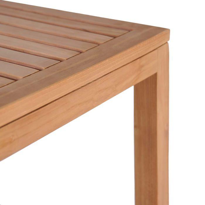 Meuble de salle de bain - Maison Exclusive - Teck massif - 4 niveaux - 42x42x165 cm