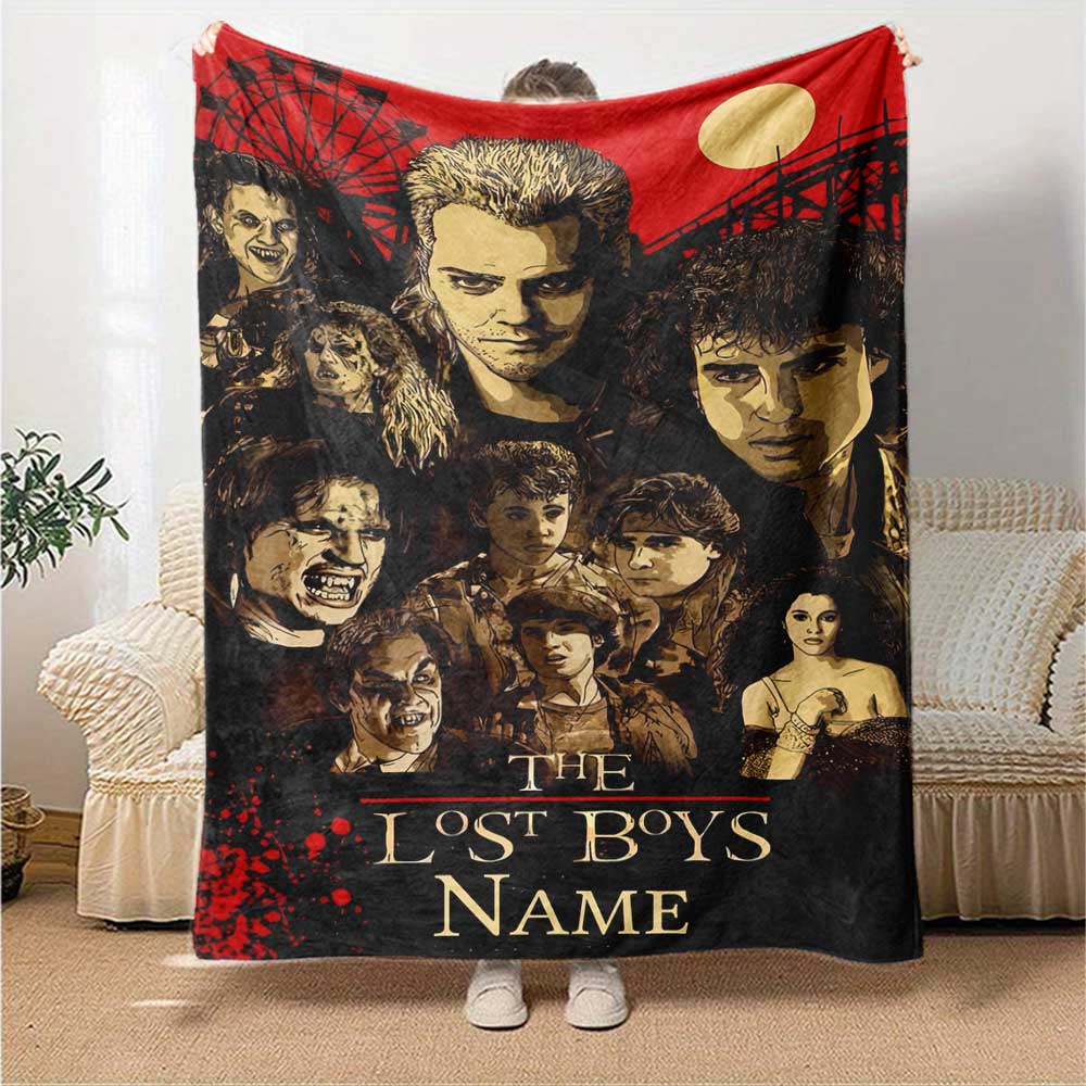 Like Warner Bros. Movies (4) Customize Your Name Blanket Throw Customizable Blanket Soft & Cozy Great for Home Decor Bed Sofa Chair
