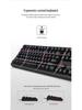 Sensoni Silent Mechanical Keyboard: Wired, Backlit USB for Office & Gaming