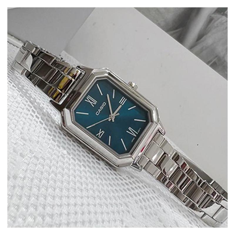 Casio STANDARD Series Pointer Series, Life Waterproof, Quartz Movement, Stainless Steel Strap, Japanese and Korean Watch, Women's Watch, LTP-E168D-2B
