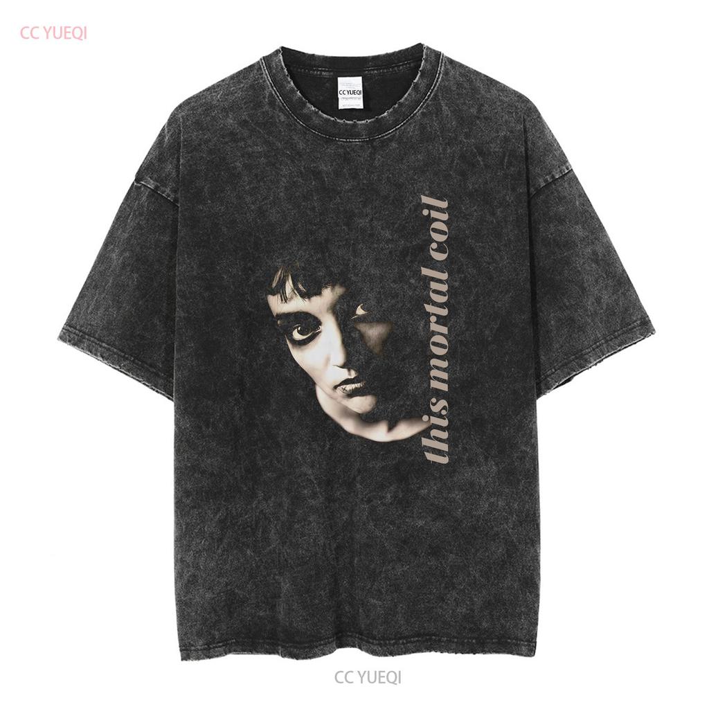 Vtg This Mortal Coil Band For Fans Cotton Black All Size T Shirt HH641 long or short sleeves vintage Washed streetwear Casual